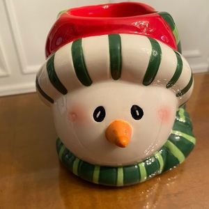Santa candle holder